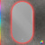 картинка Зеркало Cezares Ellisse 55 CZR-SPC-ELS-550-1050-RGB-TCH с подсветкой с сенсорным выключателем и функцией памяти от магазина Сантехстрой