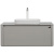 картинка Комплект мебели для ванной Black&White Universe U915.1000 100 9151000 подвесной Glossy light grey от магазина Сантехстрой