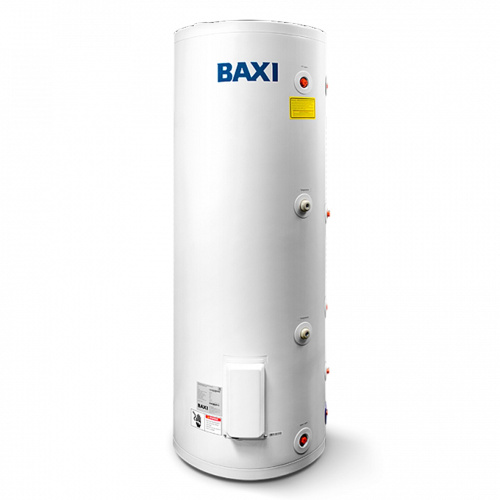 картинка Бойлер косвенного нагрева BAXI UBC 200 напольный, одиночный змеевик, с боковым подключением от магазина Сантехстрой