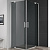 картинка Душевой уголок Cezares Slider 110x80 SLIDER-AH-2-70/80-100/110-GRIGIO-Cr профиль Хром стекло тонированное от магазина Сантехстрой