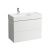 картинка Laufen Kartell Тумба под раковину 810338, 880x450x600 мм, с 2 ящик, органайзер для ящика, с сифоном, с полочкой справа, белый матов от магазина Сантехстрой