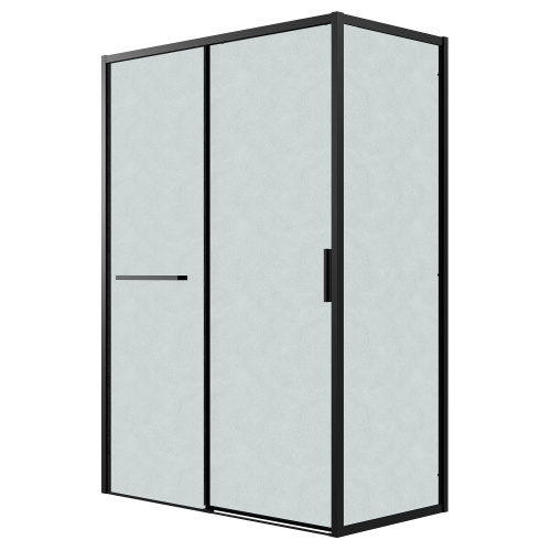 картинка Боковая стенка Grossman Style 200.K33.05.90.21.02 (90х195) черный матовый,стекло шиншилла, 1 место от магазина Сантехстрой