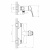 картинка Смеситель для душа DECOROOM DR21 (DR21056) от магазина Сантехстрой