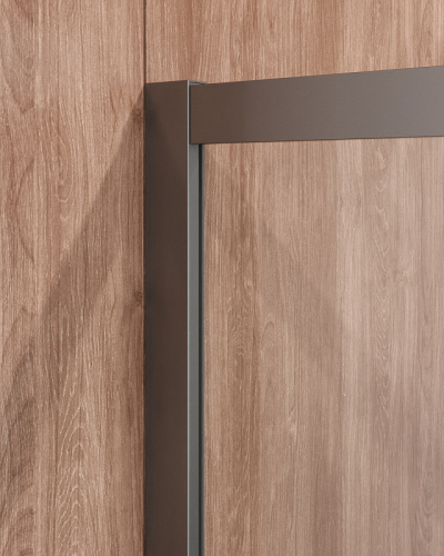 картинка Душевой уголок Cezares Molveno 90x90 MOLVENO-R-2-90-C-GM-IV профиль Оружейная сталь стекло прозрачное от магазина Сантехстрой