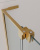 картинка Душевая дверь Cezares Slider 100 SLIDER-B-1-90/100-C-BORO профиль Брашированное золото стекло прозрачное от магазина Сантехстрой