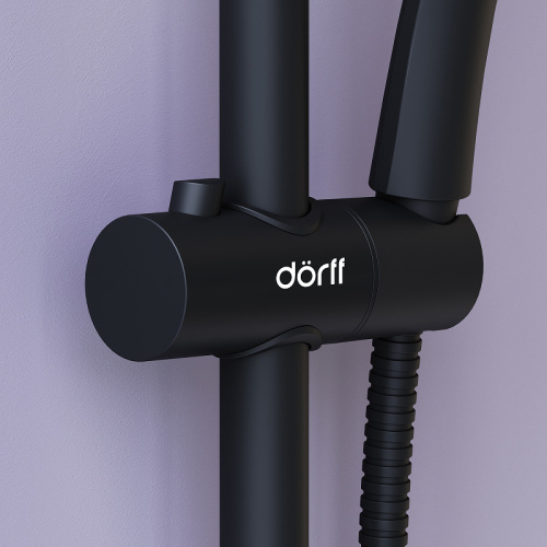 картинка Душевая система Dorff Prime D0740922 Черный от магазина Сантехстрой