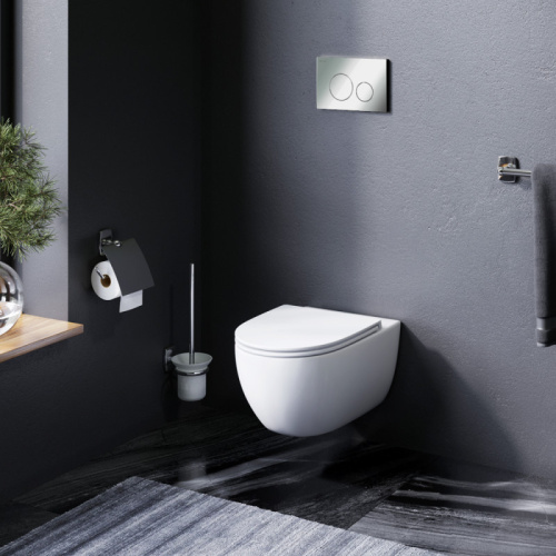 картинка IS49051.111700 Комплект инсталляция с клав Pro L глянц хром с подв унит Awe FlashClean с сид м/лифт от магазина Сантехстрой