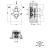 картинка GESSI Встраиваемая часть термостатического смесителя (до 3-х источников) от магазина Сантехстрой