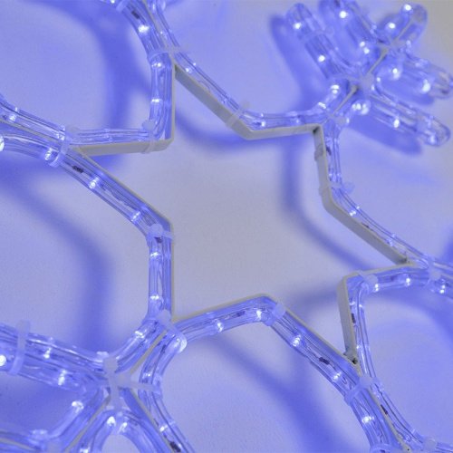 картинка Фигура Снежинка LED Светодиодная,  без контр.  размер 55x55см,  СИНЯЯ NEON-NIGHT от магазина Сантехстрой