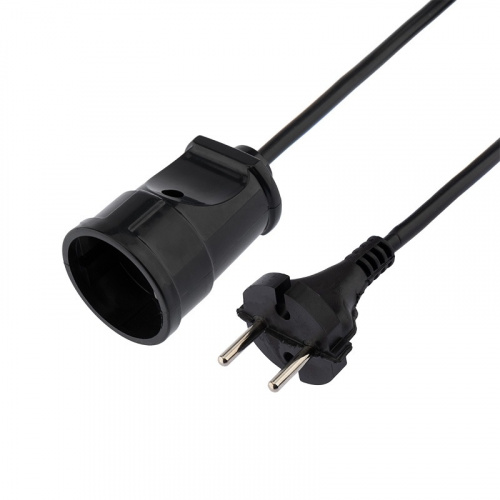 картинка Удлинитель-шнур на рамке PROconnect ПВС 2х0.75, 30 м,  б/з,  6 А,  1300 Вт,  IP20, черный (Сделано в России) от магазина Сантехстрой