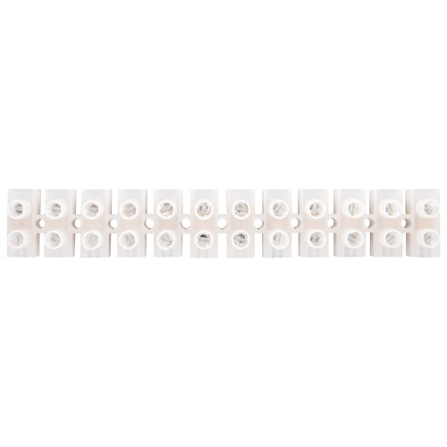 картинка Клеммная винтовая колодка KВ-35 10-35, ток 80 A,  полиэтилен белый REXANT (10 шт. /уп. ) от магазина Сантехстрой