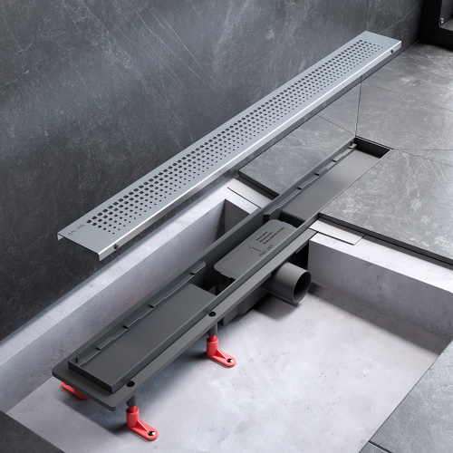 картинка W02SC-P11-070-01SB PrimeFlow Трап для душа линейный универс затвор Cut Gradient 70см цвет сталь мат от магазина Сантехстрой