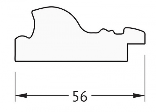 картинка Зеркало Evoform Definite 50х40 BY 3009 в багетной раме - Виньетка состаренная бронза 56 мм от магазина Сантехстрой