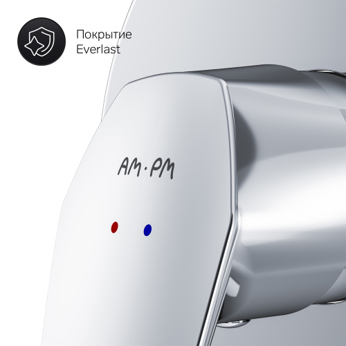 фото f9075000_ххх gem, cмеситель д/душа монтируемый в стену, хром, шт.