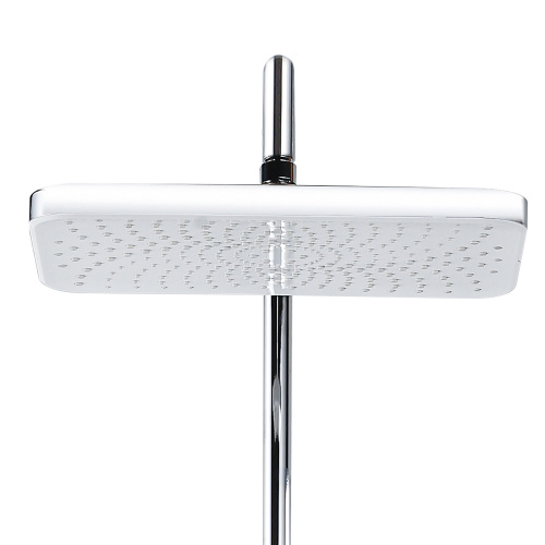 картинка Душевая колонна Azario ARIZONA со смесителем для ванны, с поворотным изливом, прямоугольная, хром (AZ-20S) от магазина Сантехстрой