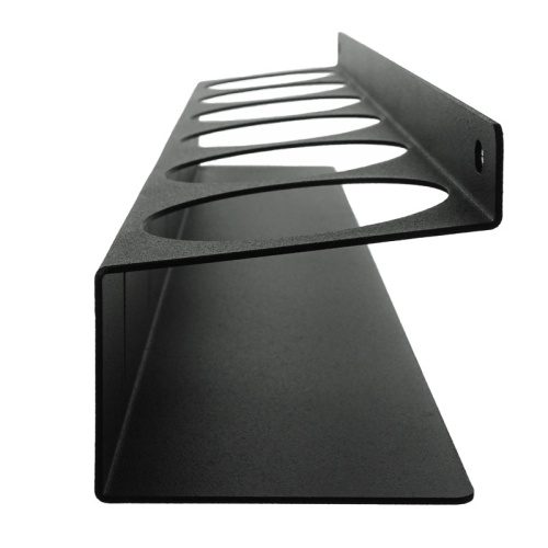 картинка Держатель-органайзер для баллончиков,  настенный,  с крючками,  черный REXANT от магазина Сантехстрой