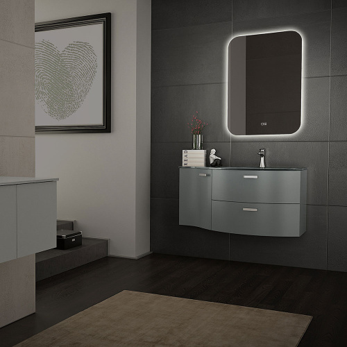 картинка Pallada 685х915 - 2 (подогрев, сенсорный выключатель) зеркало от магазина Сантехстрой