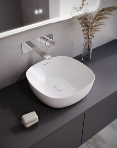 картинка Раковина накладная Terminus Классик 370х370х115 от магазина Сантехстрой