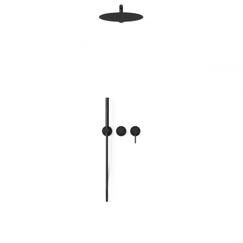 картинка Душевой комплект Groove VSFW-4G01MB встраиваемый, двухрежимный, черный от магазина Сантехстрой