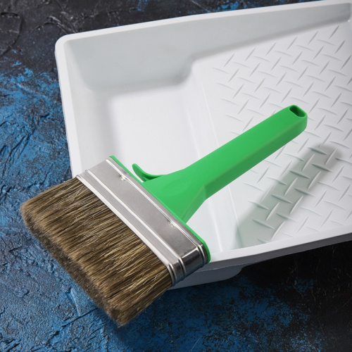 картинка Кисть плоская «Работы по дереву» 120х25 мм REXANT от магазина Сантехстрой