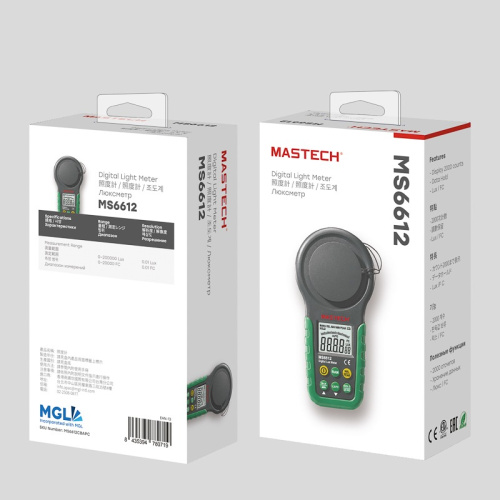 картинка Люксметр MS6612 MASTECH от магазина Сантехстрой