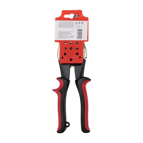 картинка Ножницы по металлу левые 260мм никелированные,  двухкомпонентные рукоятки REXANT от магазина Сантехстрой