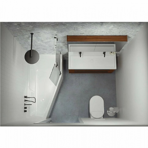 картинка Акриловая ванна Riho Rething Space 160х75 R B111001005 (BR1300500000000) без гидромассажа от магазина Сантехстрой