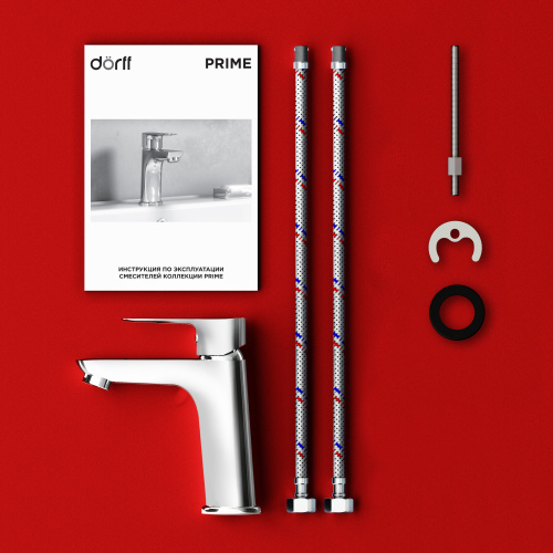 картинка D40102100 Prime new cмеситель для умывальника от магазина Сантехстрой