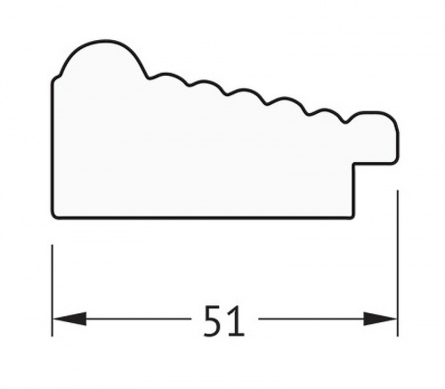 картинка Зеркало Evoform Definite 73х53 BY 0794 в багетной раме - Сухой тростник 51 мм от магазина Сантехстрой