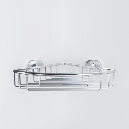 картинка A7434800 Sense L, Корзина для душа угловая, хром от магазина Сантехстрой