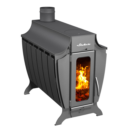 картинка Печь отопительная ПО Stoker 200-G со стеклом Ермак от магазина Сантехстрой