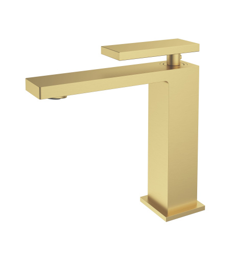 картинка Смеситель для раковины Dice VBF-2DS1BG, брашированное золото от магазина Сантехстрой