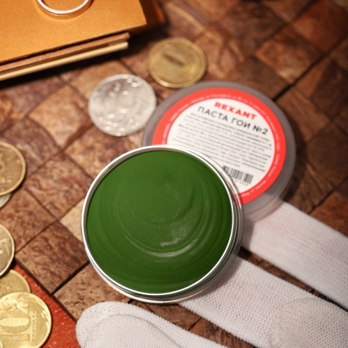 картинка Паста ГОИ полировальная REXANT № 2, баночка 30 г (10 шт. /уп. ) от магазина Сантехстрой