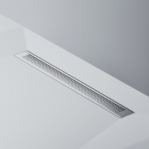 картинка W02SC-P11-070-01SB PrimeFlow Трап для душа линейный универс затвор Cut Gradient 70см цвет сталь мат от магазина Сантехстрой