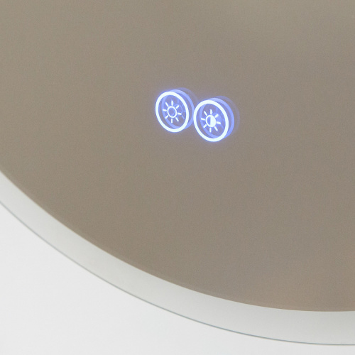 картинка Зеркало Cezares Ellisse 50 CZR-SPC-ELS-500-950-RGB-TCH с подсветкой с сенсорным выключателем и функцией памяти от магазина Сантехстрой