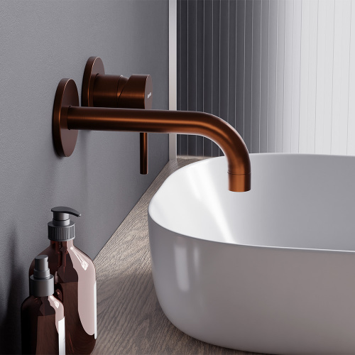 картинка 360260500 Scandinavian Pure, встраиваемый смеситель для раковины, розовое золото от магазина Сантехстрой