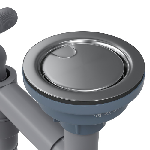 картинка Кухонная мойка Reflexion Iseo RX2246SS полированная сталь от магазина Сантехстрой