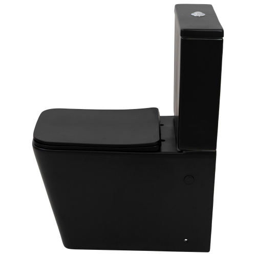 картинка Унитаз-компакт MELANA MLN-310306MB матовый черный от магазина Сантехстрой