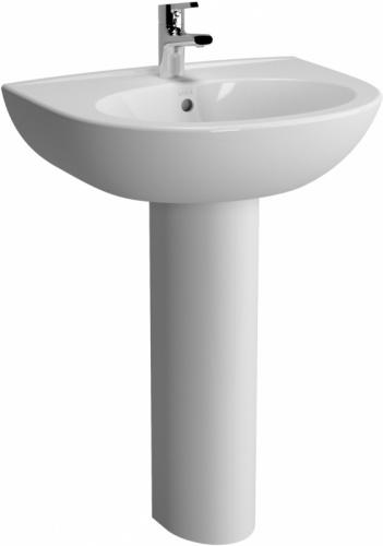 картинка Раковина Vitra Zentrum 60 5786B003-0001 Белая от магазина Сантехстрой