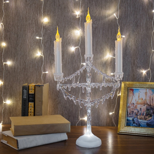 картинка Фигура на подставке Подсвечник со свечками 50 см от магазина Сантехстрой