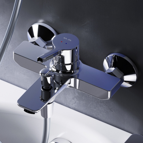 фото f85b10000 x-joy s, смеситель для ванны и душа излив 164 мм, хром, шт