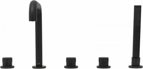 фото смеситель для ванны allen brau 5.31007-31 черный