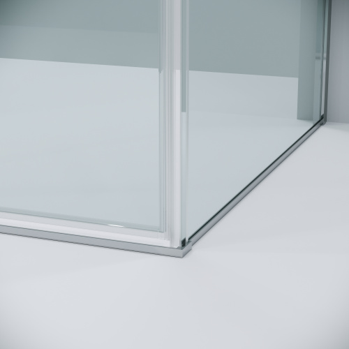 картинка Душевое ограждение Grossman Galaxy 100.K33.01.110.10.00-200.K33.01.90.10.00 (110х90х195) раздвижная,хром,стекло прозрачное,2 места от магазина Сантехстрой