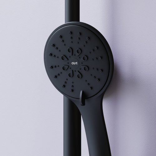 картинка Душевая система Dorff Prime D0740922 Черный от магазина Сантехстрой