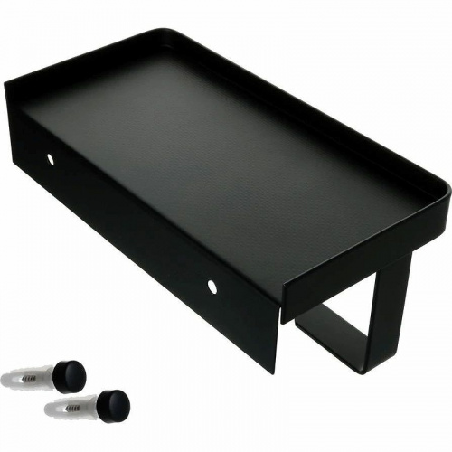 картинка Бумагодержатель с полкой для телефона черный Fixsen Hotel (FX-31011B) от магазина Сантехстрой