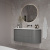 картинка Смеситель для раковины скрытого монтажа Oliveeka OL-88869017-CR, черный матовый от магазина Сантехстрой