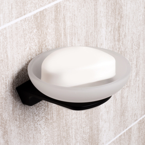 картинка Мыльница WasserKRAFT Elbе K-7229 Черная от магазина Сантехстрой