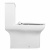 картинка Унитаз-моноблок Creo Ceramique ONE 350х720х760 безободковый, в комплекте с быстросъемным сиденьем микролифт (ON0102) от магазина Сантехстрой