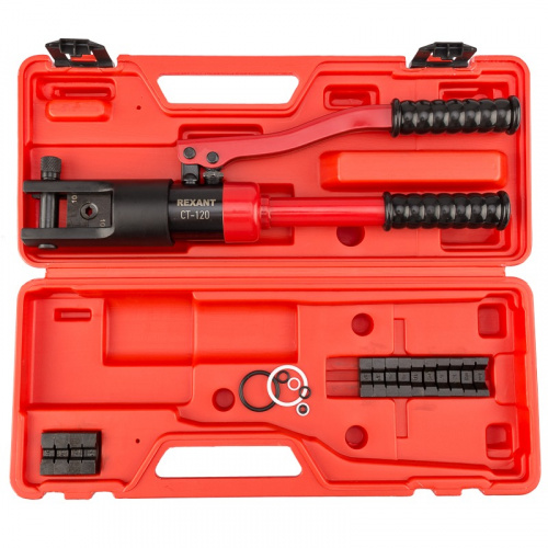 картинка Пресс гидравлический REXANT CT-120 (ПГР-120) для наконечников 10-120 мм² от магазина Сантехстрой