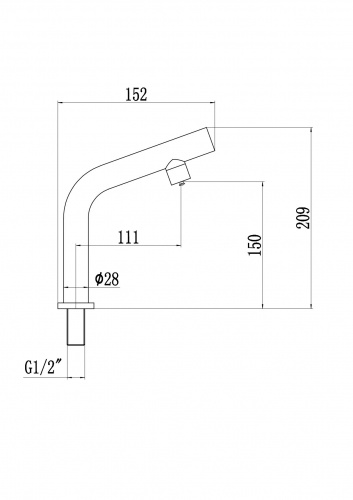 фото смеситель "моно" fmark (fs12212)